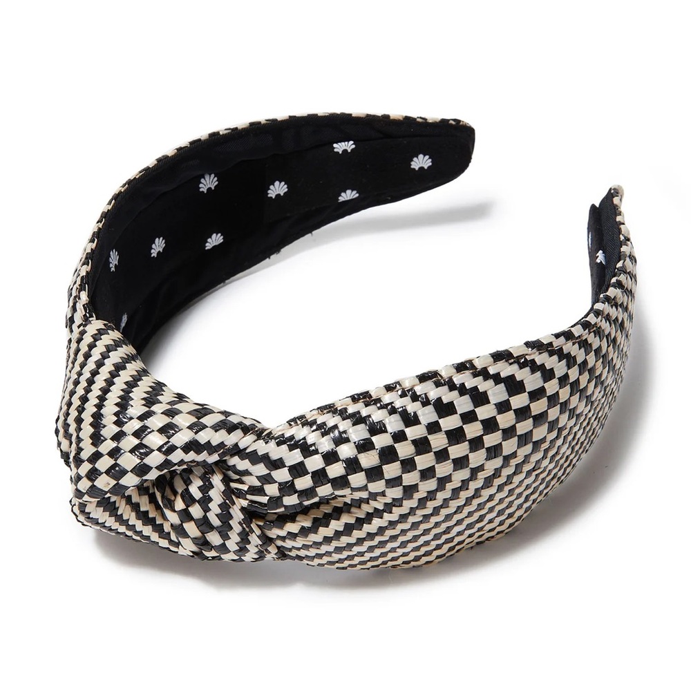 EUC Lele Sadoughi Jet Multi Weave Knotted Headband